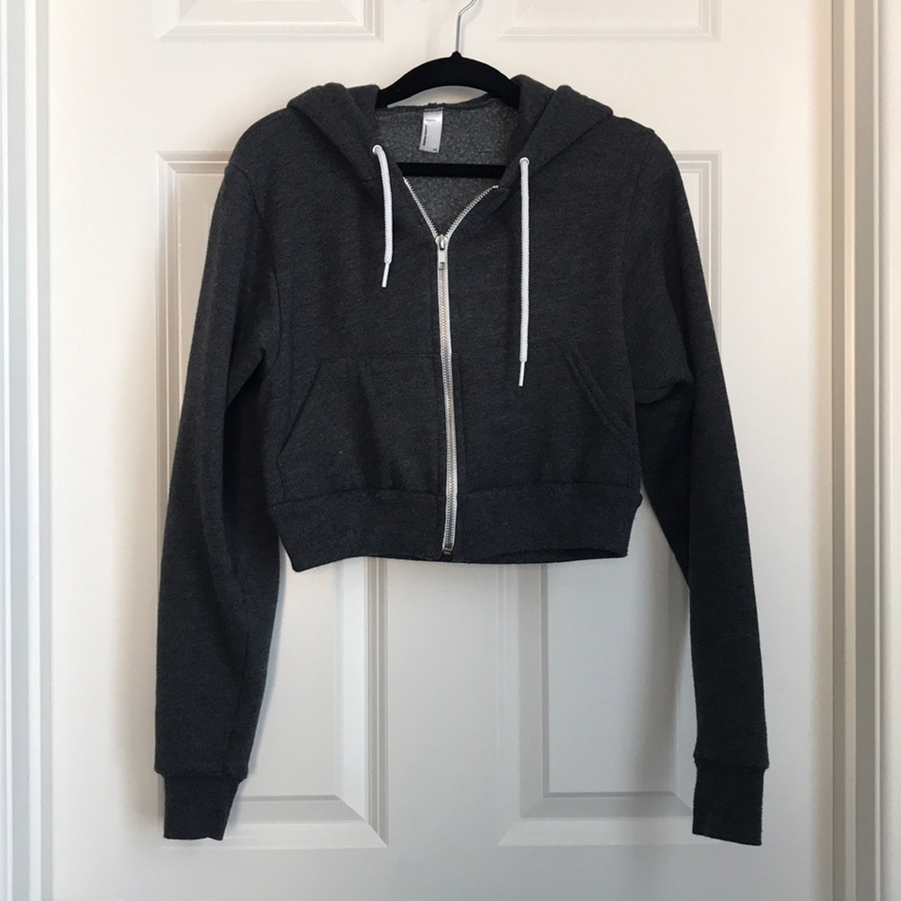 American Apparel cropped hoodie